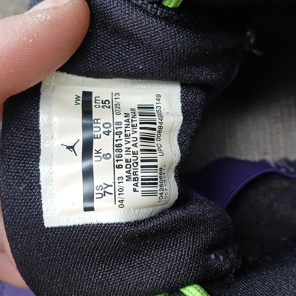 Jordan Mid Rise Prime Court Flight Club Sneakers Unisex 7 Mens 8.5 Women's "7Y" - Picture 14 of 16